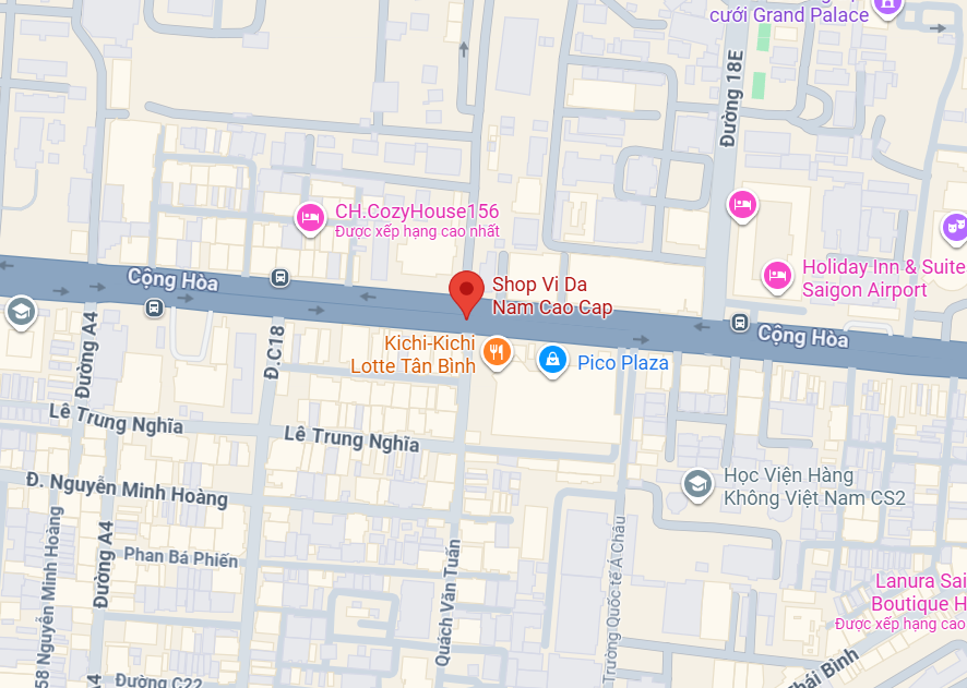 Bản đồ cửa hàng Ví Da Thật